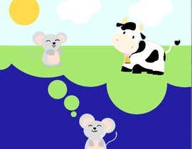 #8 para Draw a mouse daydreaming about playing with BIG animals por jeanvcai