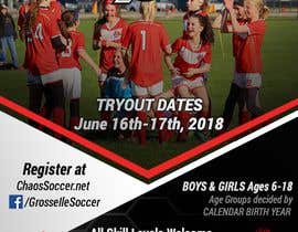 #17 for URGENT Design an Flyer for Soccer Tryouts / Sign ups 4 by faheemul