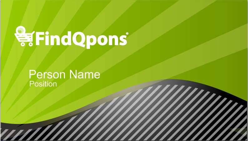 Entri Kontes #2 untuk                                                Business Card Design for FindQpons.com
                                            