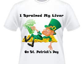 #26 for Design a T-Shirt for I Sprained My Liver by singhharmeet1985