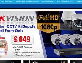 Nro 21 kilpailuun Homepage Banner for CCTV Sales &amp; Installation Website (Supply/fit) käyttäjältä mylogodesign1990