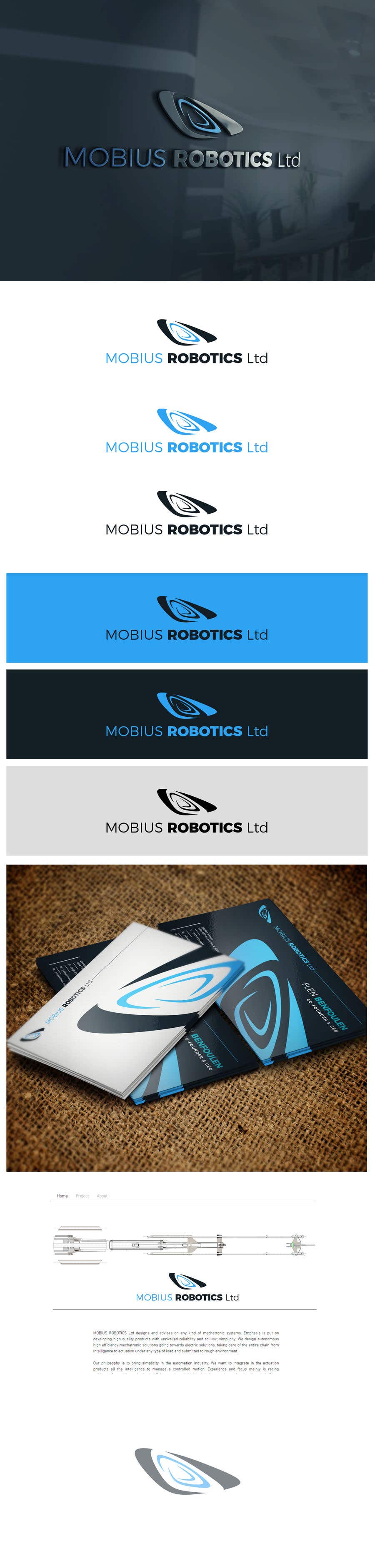 Participación en el concurso Nro.491 para                                                 Design Logo and Graphics for Mobius Robotics
                                            