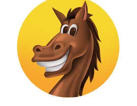 #25 untuk Create a horse cartoon mascot (as a basis for an animation for the footer of a website) oleh pinky