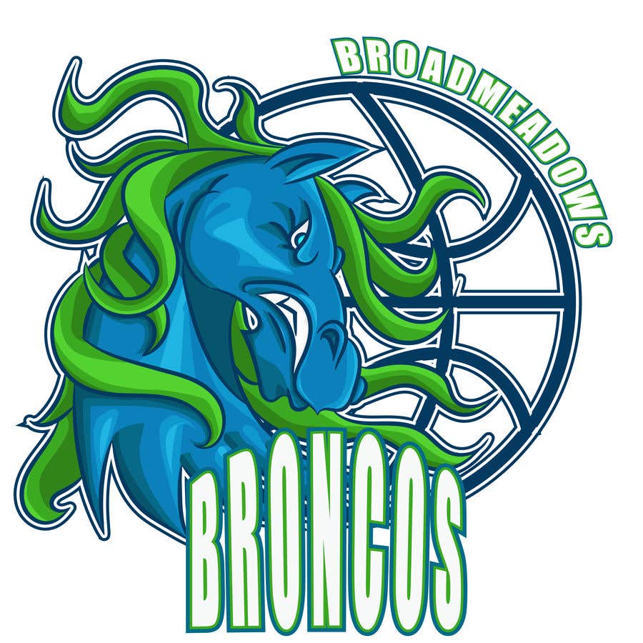 Contest Entry #30 for                                                 We like the Timberwolves & Dallas Wings logos & are looking for a graphical logo. Must include a bronco & a basketball (or half ball) in the logo. Logo needs to be high res & able to be used on signage & uniforms

(www.broadmeadowsbasketball.com.au)
                                            