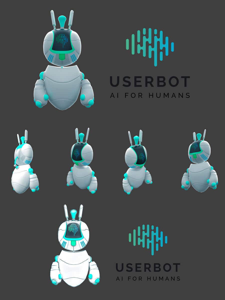 Proposition n°73 du concours                                                 Design a mascot for an Artificial Intelligence company
                                            