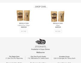 #21 for Design a Flat Website Mockup for a Chai Business (Provide quote to develop website - future work needed)) af Rapideye