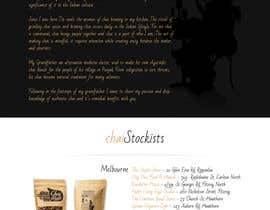 #17 for Design a Flat Website Mockup for a Chai Business (Provide quote to develop website - future work needed)) af Psynsation