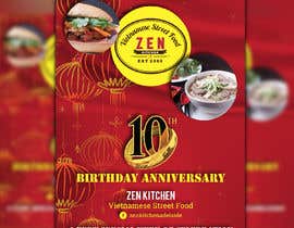 #6 for Need posters and flyers to be created for a restaurant&#039;s 10th birthday by smileless33