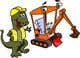 Miniatura da Inscrição nº 6 do Concurso para                                                     Cartoonists & Comic Artists - Need a logo of a T-Rex & an Excavator!!!
                                                