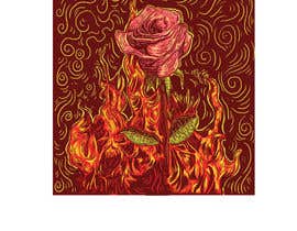 #15 for Design a playing card back with a fire theme by hussienkareem
