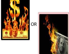#5 for Design a playing card back with a fire theme by Jogonnath98