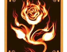 #9 for Design a playing card back with a fire theme by trishabote