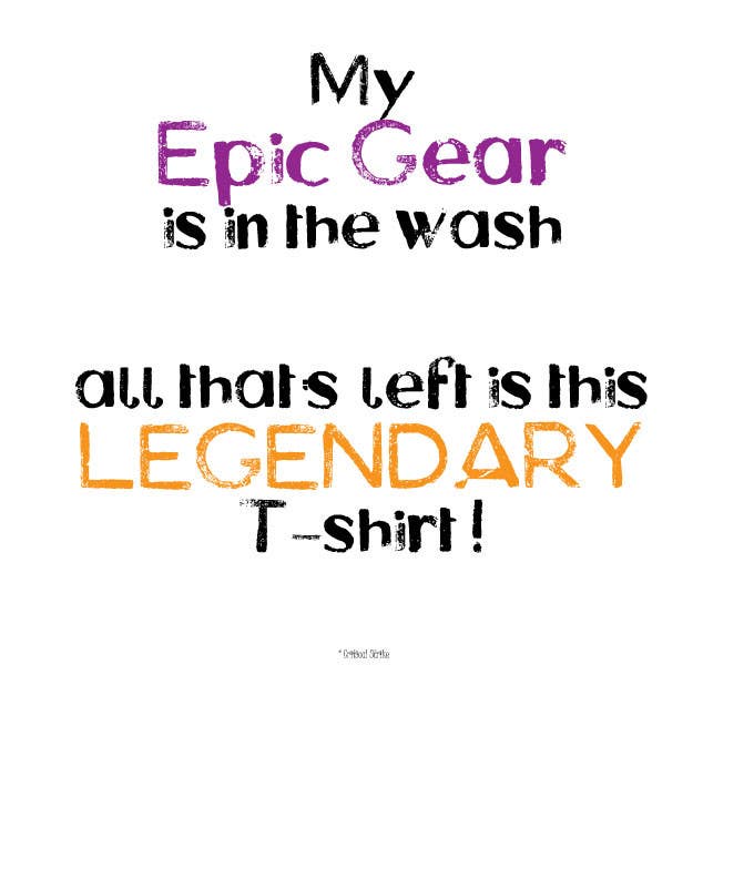ผลงานการประกวด #14 สำหรับ                                                 Gaming theme t-shirt design wanted – Epic Gear
                                            