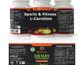 nº 8 pour Foodsupplement - Product Label - L-Carnitine Liquid par jainakshay97 