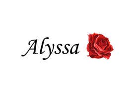 nº 13 pour I would like a logo designed for “ Alyssa Rose” I was thinking a design with the name Alyssa and a rose in it some where. This is more of a brand. Please any creative ideas will be considered. par kenitg 
