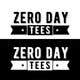 Contest Entry #240 thumbnail for                                                     Logo Design for a 1 Day Delivery T Shirt Brand – ZERO DAY TEES
                                                