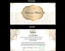 #57 dla Design a wedding invitation Flyer przez tumpatahmina2018