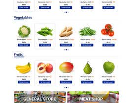 #20 Website design for online grocery store,just the psd részére creativecas által