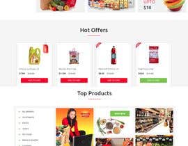 #13 for Website design for online grocery store,just the psd by Webguru71