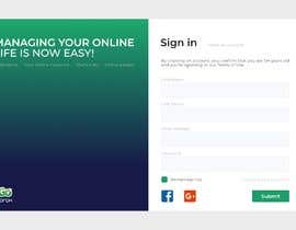 #18 for Minimalistic landing page for a social site by ActiveekDesign
