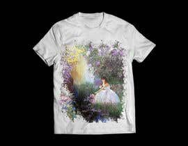 #3 para Claude Monet Style shirt design - CMYK process or spot colors de mahadmasum