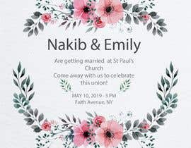#15 para make a wedding invitation de nakibstudio