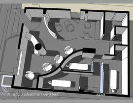 nº 13 pour Interior design of beauty ladies salon (3d render) + furniture layout par arqfernandezr 