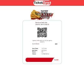 #10 for Design Ticket QR-CODE  Page HTML + CSS by angkon6190