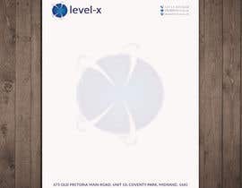 #4 dla Letterhead design for Levelx 2018-June przez rashedul070