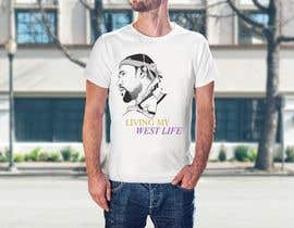 #8 para living my west life t shirt design de FALL3N0005000
