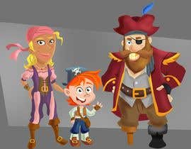 #44 za Character and Environment Design for a Childs Book with Pirate setting od Thabsheeribz
