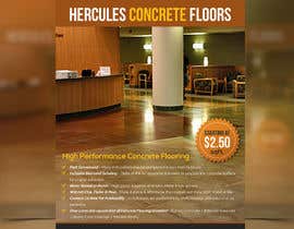 SLP2008님에 의한 Create a Flyer For Hercules Concrete Floors을(를) 위한 #17