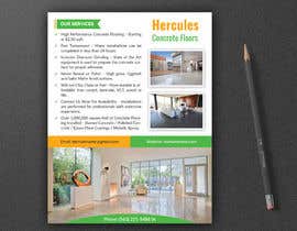 #19 za Create a Flyer For Hercules Concrete Floors od nazmulhasan18