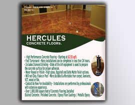 #6 for Create a Flyer For Hercules Concrete Floors by omarrageh