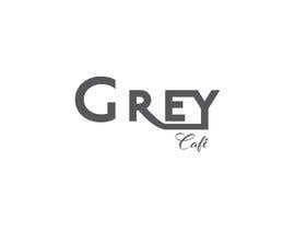 #8 dla Logo design Its called Grey Cafe’. It will be selling snacks, sandwiches and sliders. The interior is concrete simple modern design. 
The logo should not be circle as I am restricted to have 4mx1.4m signboard. przez laurenrbigelow