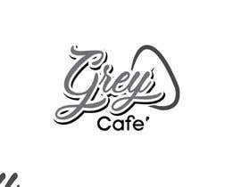 #16 för Logo design Its called Grey Cafe’. It will be selling snacks, sandwiches and sliders. The interior is concrete simple modern design. 
The logo should not be circle as I am restricted to have 4mx1.4m signboard. av Eastahad