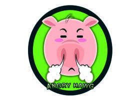 #4 para I need a caricature of an angry hog with tusks and smoke coming out of his snout de akmalhossen