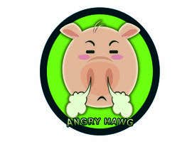#5 для I need a caricature of an angry hog with tusks and smoke coming out of his snout від akmalhossen