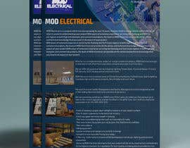 #26 for Design a 1 page cover letter for and electrical company by shimuliun