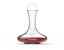 deepm6896 tarafından Create Photorealistic 3D model of a glass wine decanter için no 54