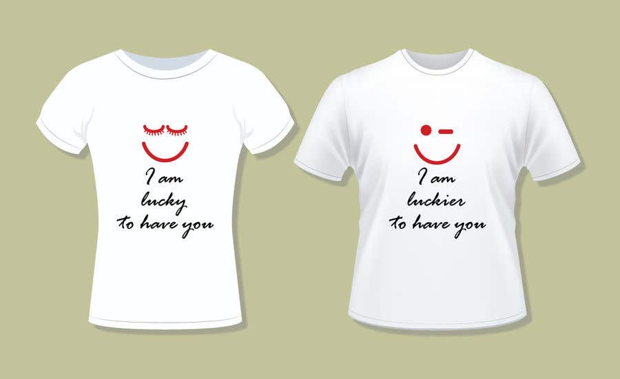 Contest Entry #112 for                                                 Trendy & Catchy Tshirt Screen Printing Design For Couple
                                            