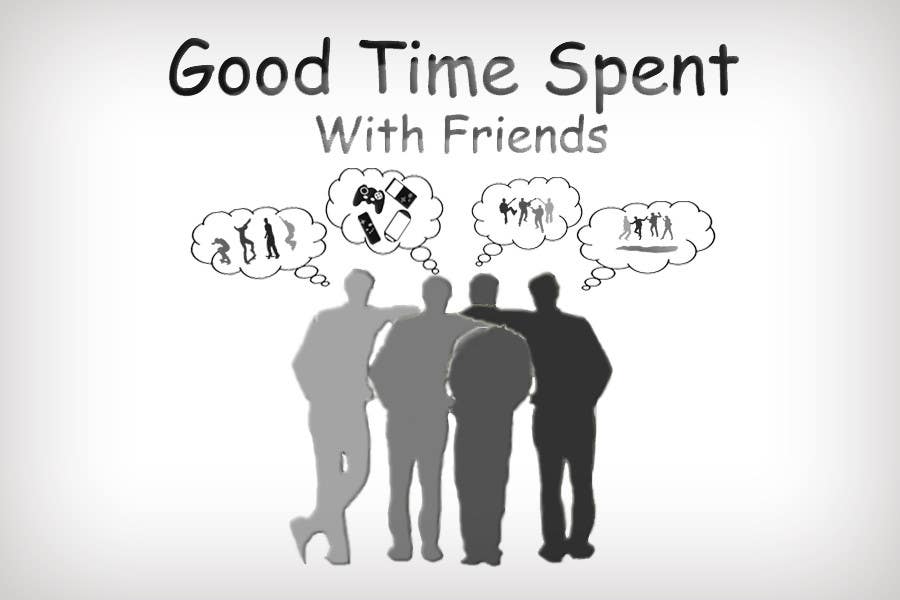 Contest Entry #55 for                                                 Gaming theme t-shirt design wanted – Good Times Spent with Friends
                                            