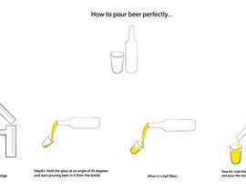 #7 สำหรับ Make me an illustration of beer pour โดย HamzahImtiaz