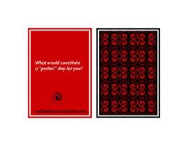 #1 para Design playing cards size card with a simple question on each card de elena13vw