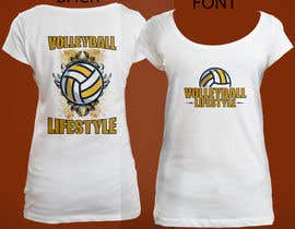 #47 ， 10 Volleyball-Inspired T Shirt Designs 来自 rony333
