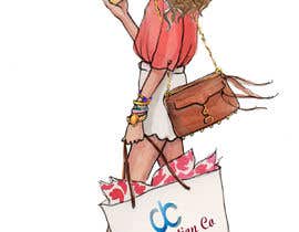 #14 ， Change title of book to “Budget Friendly Luxury” 
Change logo on bag to Chanel
Change girls hair to curly 来自 tania2008