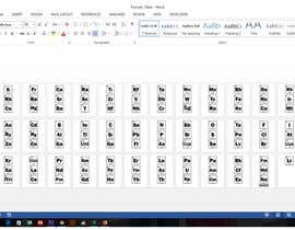 #24 for Copy And Paste The Periodic Table Into A Word Document by Mostafiz600