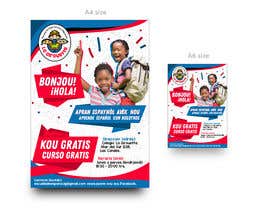 Nambari 31 ya Poster/Flyer to promote Spanish courses for Haitian Immigrants na etoSoot