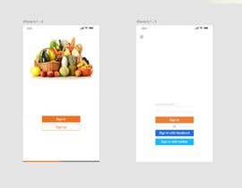 #9 für A grocery shopping app design von rifatsikder333