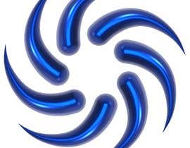 #29 för Make my attached logo 3D. I want them to be like teardrop shape. Color i want blue chrome look. av Alessiodr